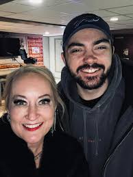 In all of his excitement to give out hugs last week at our toys for tots  party at Rockin Buffalo our Sammy slipped