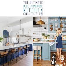So on a trip to the home depot i looked at stair rails and table legs to see if something would work. The Ultimate Blue Farmhouse Kitchen Collection The Cottage Market