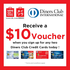 Diners club card + world mastercard. Miniso Singapore This November Apply For Any 2 Diners Club Credit Cards At The Following In Store Roadshows And Get A 10 Voucher Instantly To Offset Your Purchases At Miniso Roadshow Locations