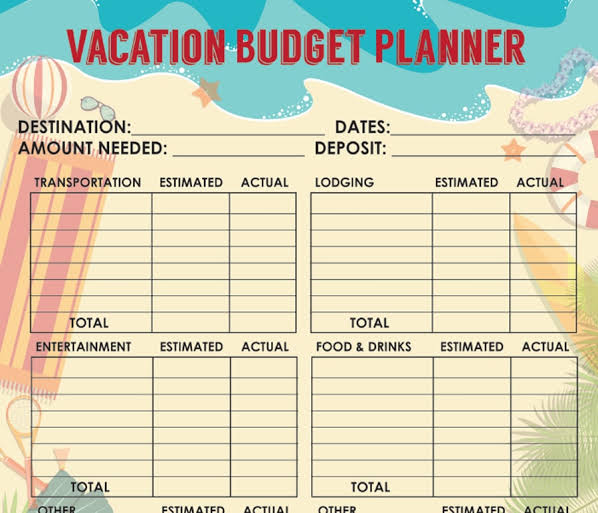 36 Travel Budget Templates & Vacation Budget Planners - TemplateArchive