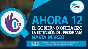 Compartir en facebook tweet en twitter. Ahora 12 El Gobierno Oficializo La Extension Del Programa Hasta Marzo Camara De Comercio Industria Y Produccion De Comodoro Rivadavia