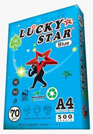 Lucky star color sheet per pack: A4 80gsm Luckystar Yellow 450sheets Lucky Star A4 Paper Png Image Transparent Png Free Download On Seekpng
