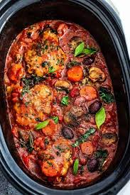 Slow Cooker Chicken Cacciatore The Recipe Critic Cacciatore Recipes Chicken Crockpot Recipes Thanksgiving Recipes Side Dishes