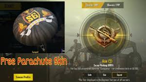 Pubg mobile 1.0.0 new update / new infection mode and new payload modetechy me. Season 6 Ace Free Parachute Skin Pubg Mobile Youtube