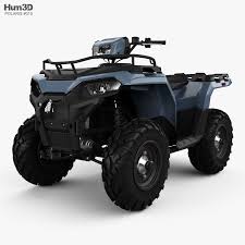 3d Model Of Polaris Sportsman 570 2021 3d Model Model Sportsman