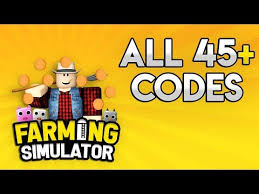 There are hundreds of them, and they're all completely different. Farming Simulator Codes On Roblox 07 2021
