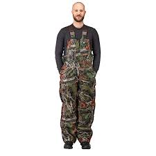 Trailcrest Mens Insulated Waterproof Camo Snow Camo Bib Overalls