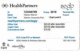 Cigna health and life insurance company or connecticut general life insurance co or cigna healthcare of xxxx inc 6 id cards with the cigna care network logo indicate the patient s liability varies based on. Insurance Winona State University
