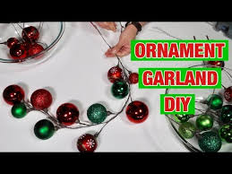 Christmas ball ornament balls sublimation ornament prosub sublimation christmas ball high quality ornament ball custom plastic christmas swag garland ornaments for decorating. Christmas Dollar Tree Diy Making Ornament Garlands How To Christmas Tree And Wreath Decor Youtube