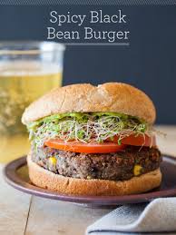 Black Bean Burger Pioneer Woman Spicy Black Bean Burgers Recipe Black Bean Burgers Food Food Recipes