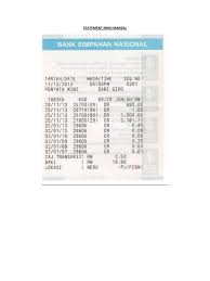 Senarai tempat mempunyai mesin deposit syiling atau codm. Bsn Statement