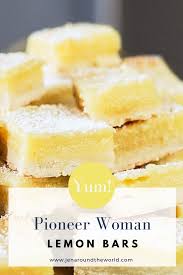 Pioneer Woman Lemon Bars Recipe Lemon Bars Recipe Lemon Bars Easy Lemon Desserts