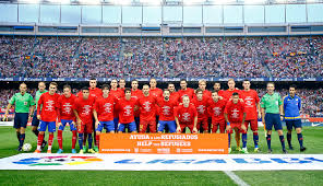 13.04.2016 1/4 de final champions league frente atletico ultras 1982 atletico de madrid fans / spain. Club Atletico De Madrid The Calderon Was Packed For The Atleti Barca