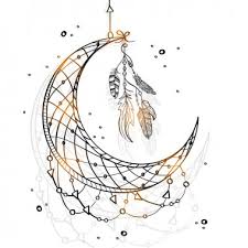 Free Free 159 Crescent Moon Dreamcatcher Svg SVG PNG EPS DXF File