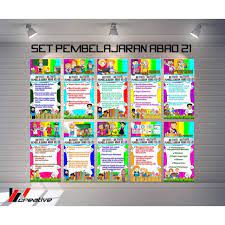 Menjelang abad ke 21 pelajar perlu mendapat segala kemudahan yang disediakan untuk membantu mereka dalam proses pembelajaran. Banner Hiasan Kelas Murah Set Pembelajaran Abad Ke 21 Shopee Malaysia