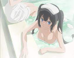 Danmachi's Boob-Ribbon Goddess Hestia & Other Girls Bathing in New OVA –  Sankaku Complex