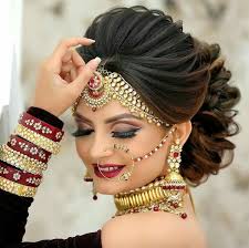 Beautiful Bridal Hairstyle Indian Bridal Hairstyles Bridal Hairstyle Indian Wedding Indian Bride Hairstyle