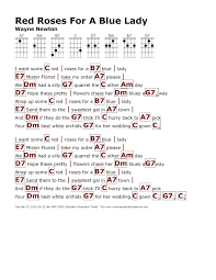 Red Roses For A Blue Lady Wayne Newton Ukelele Chords Songs Ukulele Chords Songs Ukelele Songs