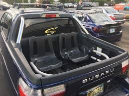 Someone At Cars And Coffee Put Brat Seats In Their Baja Subaru Wrx Sti Impreza Forester Subie Subaru Baja Subaru Subaru 4x4