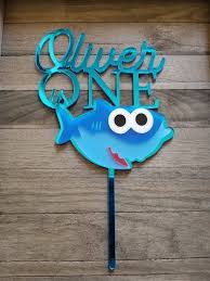 Shark Birthday Baby Shark Cake Topper Baby Shark Doo Doo Doo Custom Personalized Acrylic Cake Topper Etsy Shark Themed Birthday Party Shark Birthday Party Shark Theme Birthday