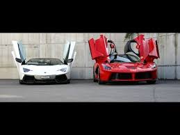 Ferrari shortly followed with a successor to the enzo refresher: Ferrari Laferrari Vs Lamborghini Aventador Comparison Youtube