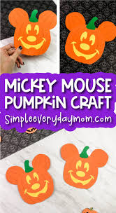If you buy from a link, we may earn a commission. Mickey Mouse Pumpkin Craft For Kids Free Template