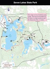 East side of loop only, see map ledges trail provides a challenging hike ascending upwards to a viewpoint overlooking the river (junction of ridge trail). Seven Lakes State Park
