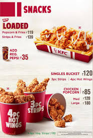 71 Unexpected Kfc Menu Chart