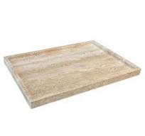 Amazon.com: OAIQNUJ Bandeja grande de piedra de travertino ...