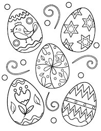 Beautiful eggs with or without patterns, so that the child can show imagination and draw the pattern himself. Free Easter Egg Coloring Page Spring Coloring Pages Easter Coloring Pages Easter Egg Coloring Pages