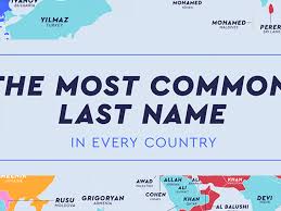 Dicaprio, (greek, latin) one of the most common surnames starting with letter d derived from the latin. The Most Common Last Name In Every Country Netcredit Blog