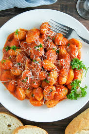 Gnocchi Alla Vodka Baker By Nature Tomato Recipes Gnocchi Recipes Vodka Sauce