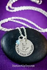 Birthday In American Sign Language I Love You Sign Language Necklace Sign Language Jewelry Asl Personalized Birthday Gifts Jewelry Quotes Necklace Quotes
