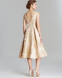Adrianna Papell Dress Sleeveless Brocade Tea Length Women Dresses Bloomingdale S Tea Length Bridesmaid Dresses Tea Length Formal Dresses Tea Length Dresses