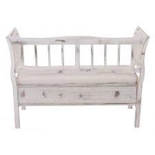 Finden sie hier ihre bank in shabby chic für alle einrichtungsstile passende möbel 1a qualität & verarbeitung versand kostenlos. Sitzbank T207 Bank Truhenbank Staufach Kissen Weiss Shabby Von Heute Wohnen