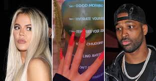 Scott disick holds a pink diamond ring that was given to khloe kardashian by tristan thompson. Khloe Kardashian Takes Off Diamond Ring Amid Tristan Thompson Cheating Allegations