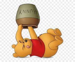 He is eating honey from a pot in this cute tattoo on girls thigh. Winnie The Pooh Honey Pot Clip Art N6 Winnie The Pooh Hunny Pot Free Transparent Png Clipart Images Download