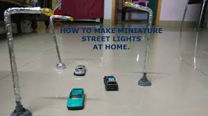 You Know I Had To Do It To Em Street How To Make Miniature Street Lights Road Side Lights Lamp Post Janmashtmi Special Youtube Street Light Lamp Light Side Lights