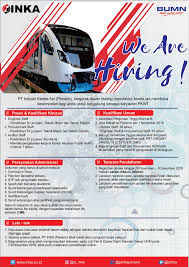 Juegos universitarios nacionales 2018 resultados /. Rekrutmen Karyawan Pkwt Pt Industri Kereta Api Persero 2019 Paket Tour Murah Bayar Cash Atau Cicilan Bersamawisata