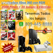 Hoy tenemos el juego de lego jurassic world (nota, ocupa 1.13g): Hackeo Xbox 360 Rgh Mas 10 Juegos Gratis A Eleccion Del Cliente Lapulga Com Do La Pulga Virtual