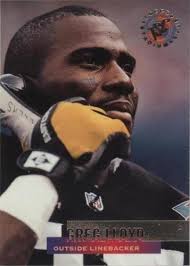 1995 Stadium Club GREG LLOYD Pittsburgh Steelers Power Surge Insert Card