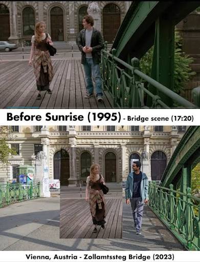 Before sunrise film location in Vienna