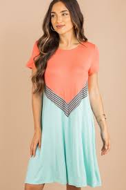 Fab Retreats Coral Pink T Shirt Dress In 2020 Pink T Shirt Dress Dresses T Shirt Dress