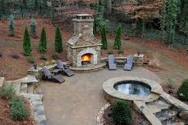Homeadvisor's outdoor fireplace cost guide provides average prices for stone, stone, gas, or wood burning fireplaces with a chimney or backyard pizza oven. Outdoor Fireplace Pictures Gallery Landscaping Network