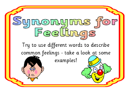 Understand the difference between affective and emotions. Synonyms For Feelings Teaching Resources
