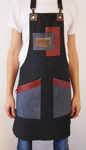This Custom Handmade Raw Denim Aprons Is Top Of The Line Product That Will Make You Feel Like Movie Star Doing Y Barista Apron Denim Apron Apron Sewing Pattern