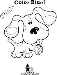 Blues Clues Coloring Sheets Blues Clues Blue S Clues Coloring Pages