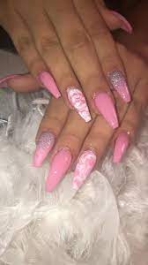 Decorating Your Nails Can Be A Lot Of Fun It Can Make A Fashion Statement Look At The Most Recent Trends And Cute Acrylic Nails Pink Acrylic Nails Pink Nails