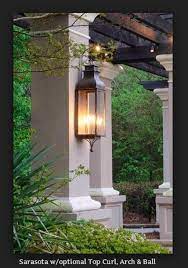 St James Sarasota Copper Lantern Outdoor Light Fixtures Outdoor Lanterns Gas Lanterns