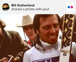 Me watching the World Cup Men's Slalom in Geilo, Norway in March 1986. The  race was won by Gunther Mader, but I managed to capture Phil Mahre (USA)  and a young Alberto